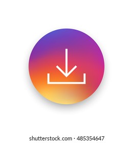 Download icon vector, clip art. Also useful as logo, circle app icon, web UI element, symbol, graphic image, silhouette and illustration. Compatible with ai, cdr, jpg, png, svg, pdf and eps formats.