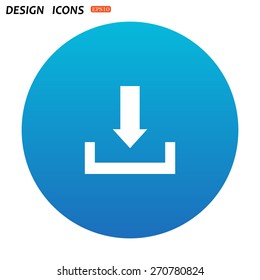 Download. icon. vector design