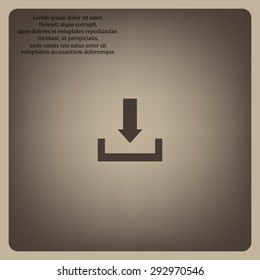 Download. icon. vector design