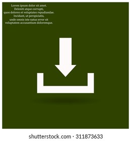 Download. icon. vector design