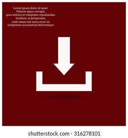 Download. icon. vector design