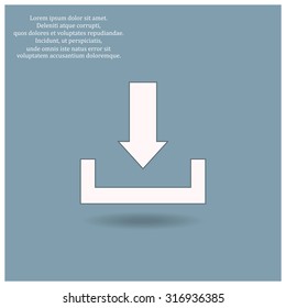 Download. icon. vector design