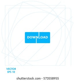Download  icon. Vector design.