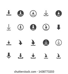Download icon vector design template