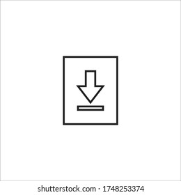 Download Icon Vector Design Template