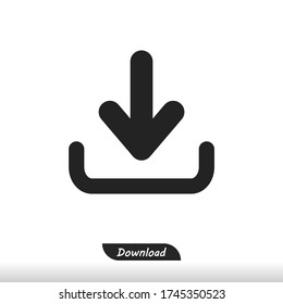 Download icon vector eps 10