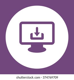 Download Icon vector flat design