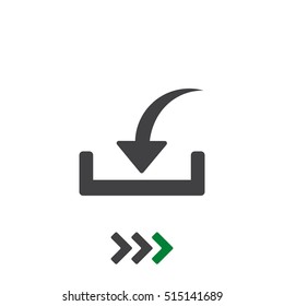 Download Icon Vector flat design style