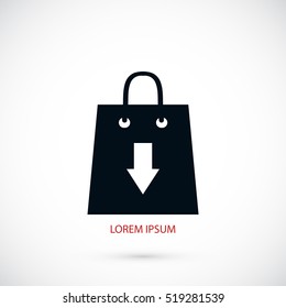 download icon vector, flat design best vector icon