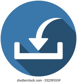 Download Icon Vector flat design style
