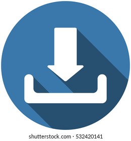 Download Icon Vector flat design style