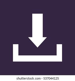 Download Icon Vector flat design style