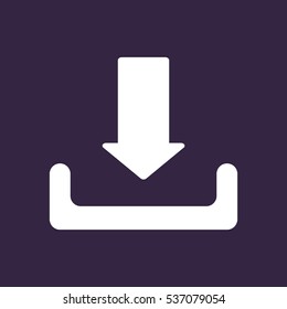 Download Icon Vector flat design style