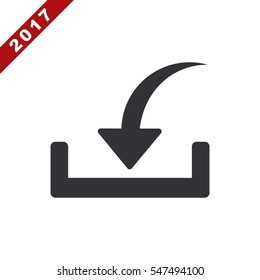 Download Icon Vector flat design style