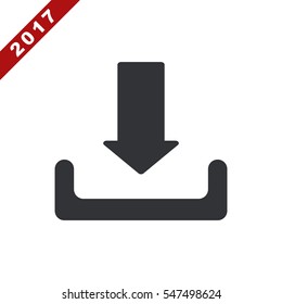 Download Icon Vector flat design style