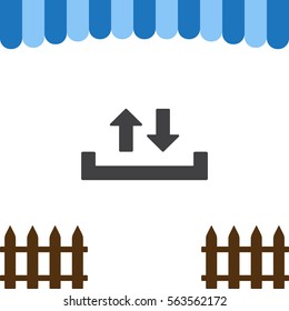 Download Icon Vector flat design style