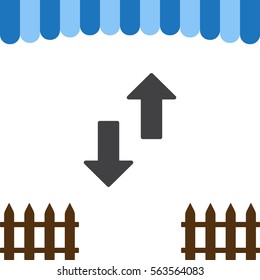Download Icon Vector flat design style