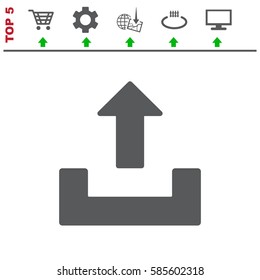 Download Icon Vector flat design style