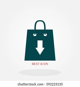 download icon vector, flat design best vector icon