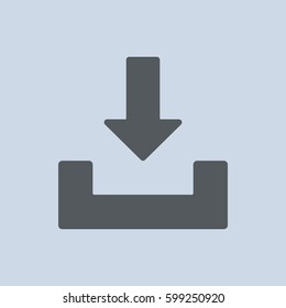 Download Icon Vector flat design style