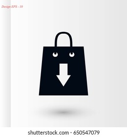 download icon vector, flat design best vector icon