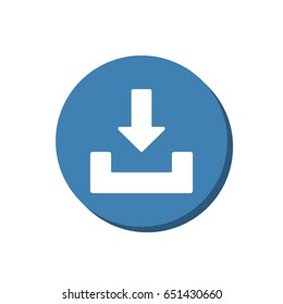 Download Icon Vector flat design style