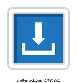 Download Icon Vector flat design style