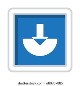 Download Icon Vector flat design style
