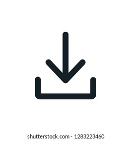 Download icon vector flat style trendy
