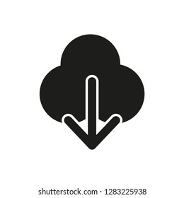 Download icon vector flat style trendy