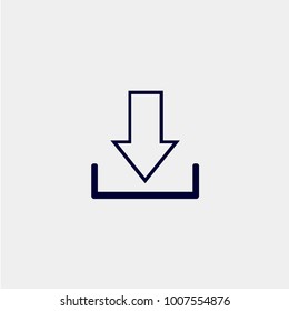 download icon, vector illustration.