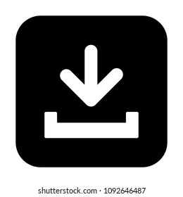 Download icon. Vector illustration