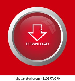 download icon, vector illustration