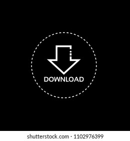 download icon, vector illustration
