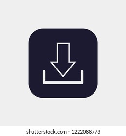 download icon. Vector illustration