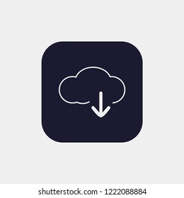 download icon. Vector illustration