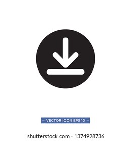 download icon vector illustration