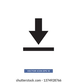 download icon vector illustration