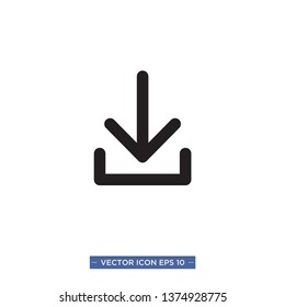 download icon vector illustration