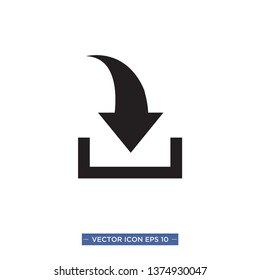 download icon vector illustration