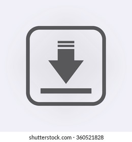 Download icon . Vector illustration