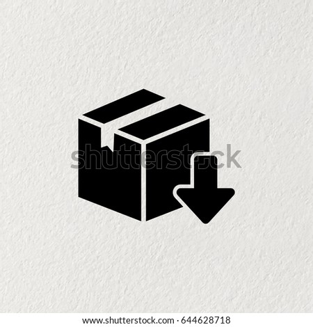 Download icon. vector illustration