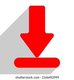 Download icon vector illustration. Download button icon. Download. Vector