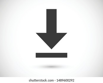 Download icon vector illustration EPS10
