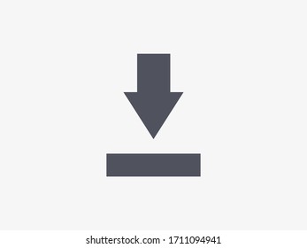 Download icon vector illustration EPS10