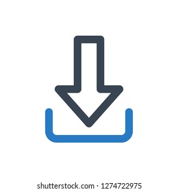 Download Icon Vector Illustration in Line Style for Any Purpose