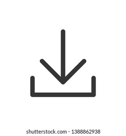 Download Icon Vector Illustration Logo Template.