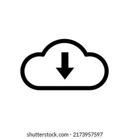 download icon vector illustration logo template for many purpose. Isolated on white background.