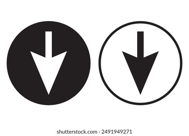 download icon vector illustration on white background. white download icon. icon set.