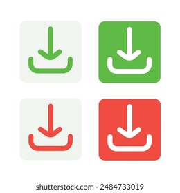 Download Icon Vector Illustration Transparent Background